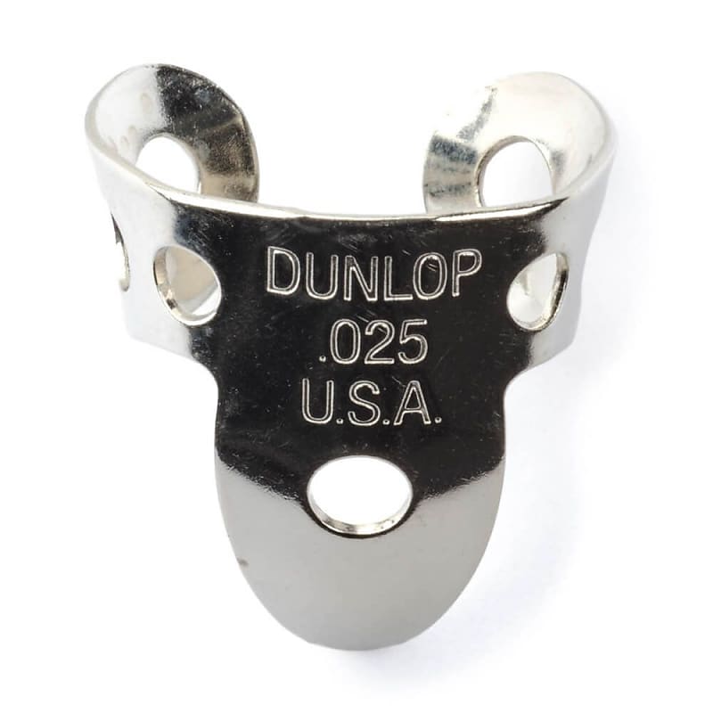 Dunlop 33R025 Nickel Silver .025mm Fingerpicks (20-Pack) image 1