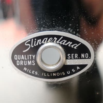 Slingerland 10x14" Concert Tom Drum Chrome Over Maple Vintage 1980's image 2