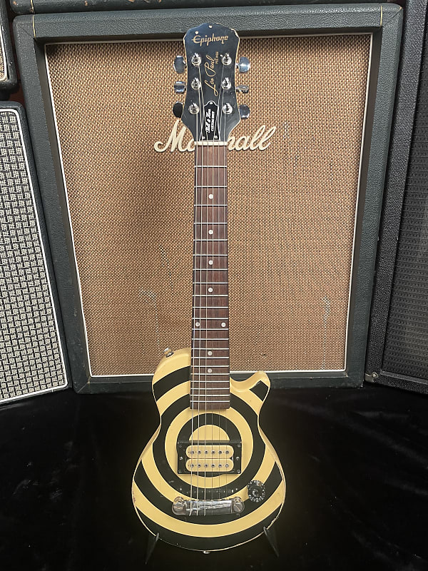 ギター Epiphone Zakk Wylde Les Paul PEEWEE Mini Epiphone Zakk Wylde Les Paul Pee-Wee Bullseye – Chicago Music Exchange
