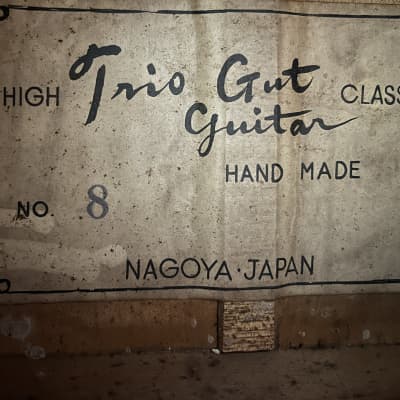 Trio Gut Guitar Classical Guitar Handmade in Japan!  MIJ Rare! image 9