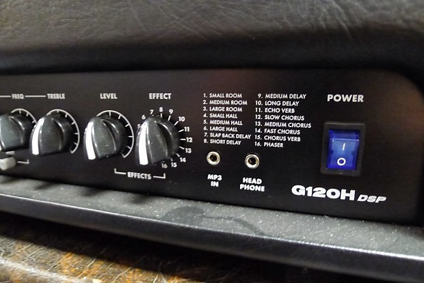 Acoustic G120H DSP Lead Guitar Series 120W Amplifier Head w Built in Effect Reverb