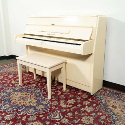 Young Chang U-107 Console Upright Piano | Polished Ivory | SN: 0037545 | Used image 1