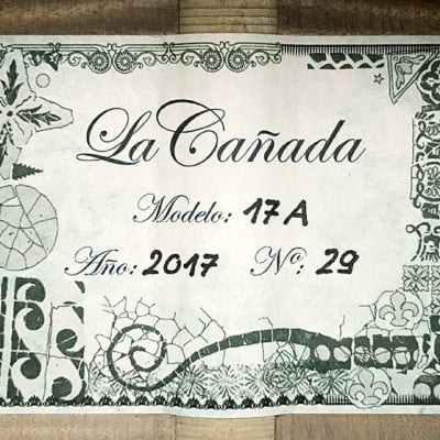 La Cañada Model 17A Classical Guitar Spruce/Maple image 11