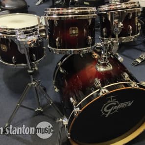 Used Gretsch Renown Maple 5 Piece Cherry Burst Reverb