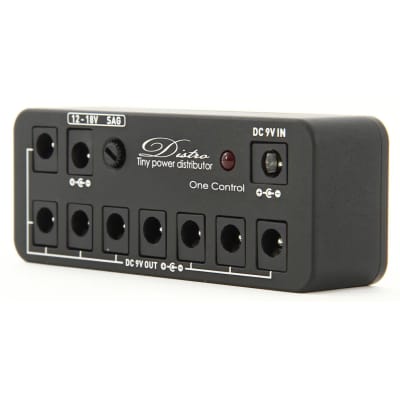 One Control Micro Distro Ultra-Compact Pedal Board Tiny Power Distributor w/Cables image 4