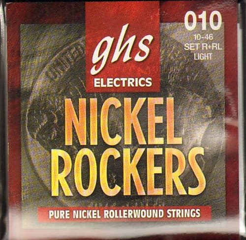 GHS R RL Nickel Rockers Rollerwound Light Electric Guitar Strings image 1