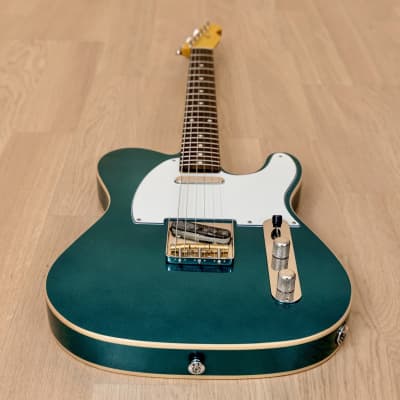 T-Style Partscaster Custom Electric Guitar Ocean Turquoise w/ Fender Licensed Neck, Tweed Case image 10