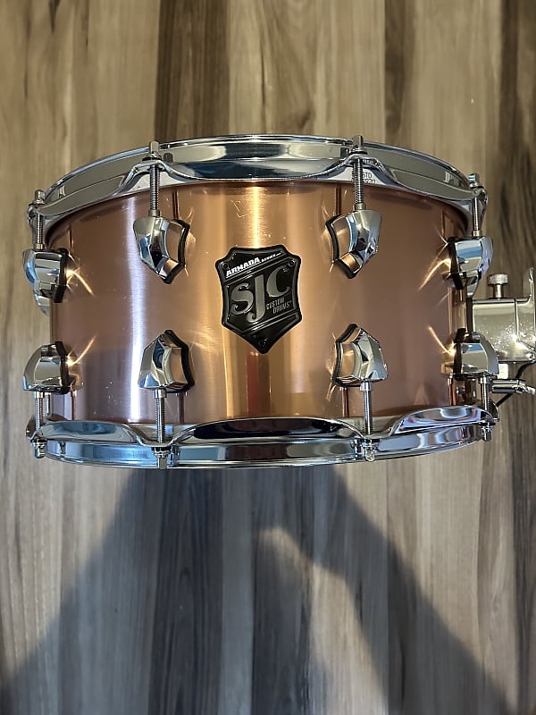 SJC Armada Copper Snare Drum 7”x14”