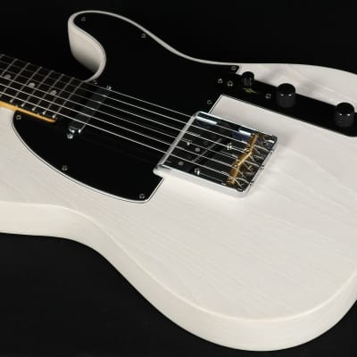 All Music Inc Custom Collection Ash Tele White Electric Guitar Warmoth Neck image 5