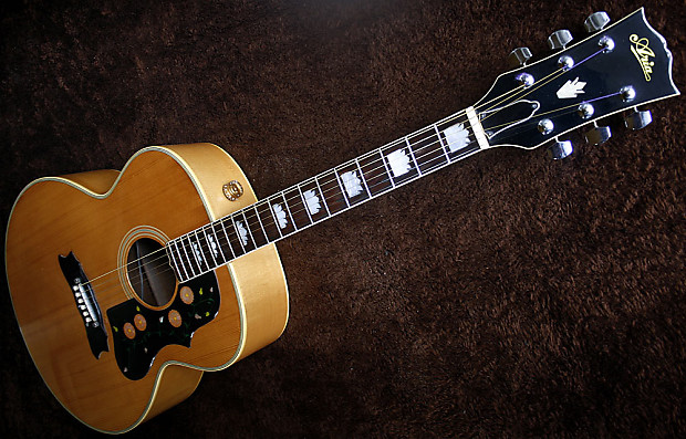 Aria jumbo acoustic guitar on sale