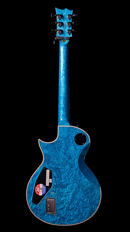 ESP Original Series Eclipse Blue Liquid Metal (Tokyo Custom Shop Built) EMG  Hetfield Set