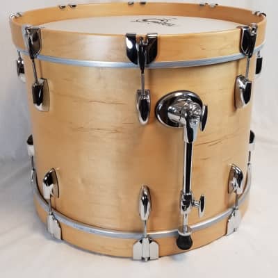 Gretsch USA Custom "Charlie Watts" Style 3-Piece Kit, Natural Satin Lacquer, Classic Maple, 14x20, 8x12,14x14 2023 image 3