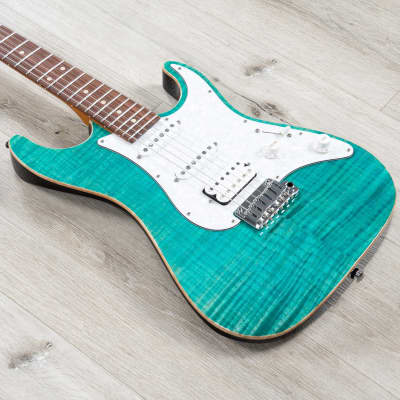 Suhr Standard Plus HSS Guitar, Pau Ferro Fretboard, Bahama Blue image 12
