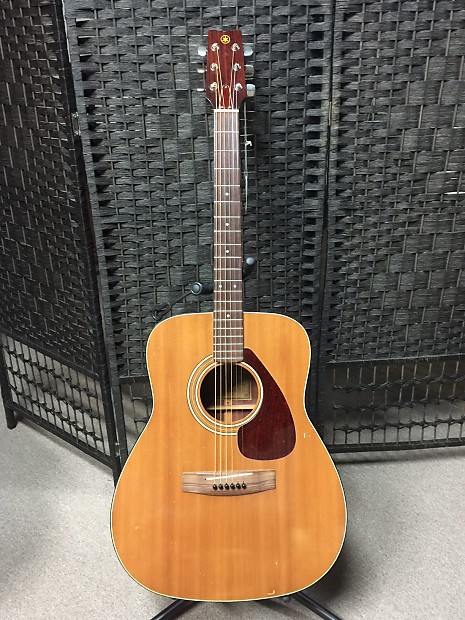 Yamaha FG-160 Dreadnought acoustic guitar Made in Japan! Tan