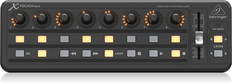 Behringer X-TOUCH MINI Ultra-Compact USB DAW Control Surface