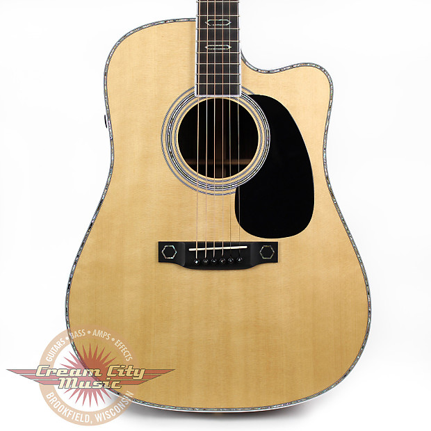 Martin Custom Shop DC Aura Acoustic Electric Guitar w Ebony