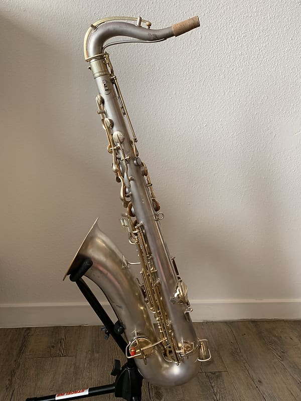 Tenor Sax C.G. Conn New Wonder I 1921 Silver Plated | Reverb