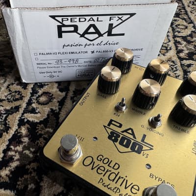 PedalPalFx PAL 800-V3 Gold Overdrive | Reverb