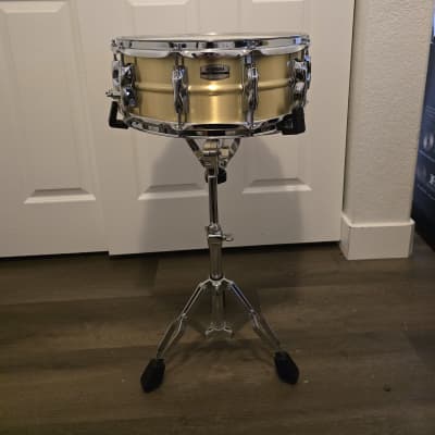 Yamaha SD4455 Brass Snare Drum 14X5.5in | Reverb