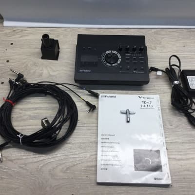 Roland TD-17 Drum Sound Module w/ Bluetooth, V Expressions Expansion Pack Masters Series Vol 1, Original Manual & More!