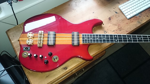 JAYDEE SUPERNATURAL Series 1 Bass ( MARK KING 002 REPLICA) 1998 Trans Cherry RED image 1