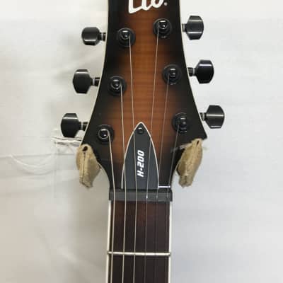 ESP LTD H-200 Electric Guitars - Tobacco Sunburst image 5
