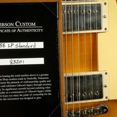 Gibson Custom Shop PSL '58 Les Paul Standard Reissue VOS Abilene Sunset Burst image 20