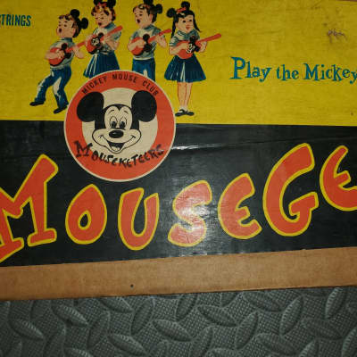 Mattel Mousegetar  Red With Original Box copyright Walt Disney Productions +  jingle song entry form image 4