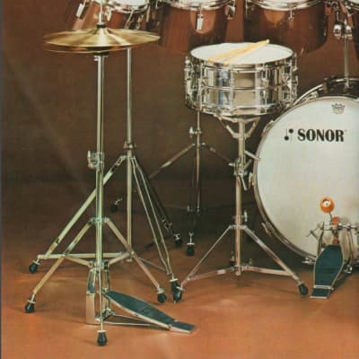 Sonor,  Phonic, Pat Travers Band  Nine Piece Set 1977 - Metallic Gold image 6