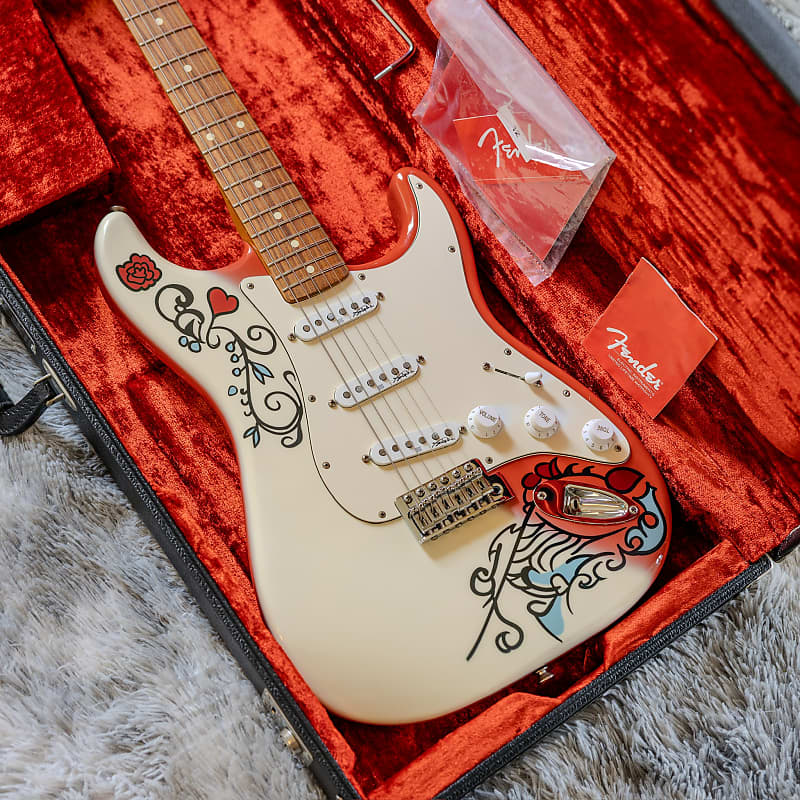 ギター Fender- Jimi Hendrix Monterey Strat Fender MIM Jimi Hendrix Monterey Stratocaster | Hendrix Fenders