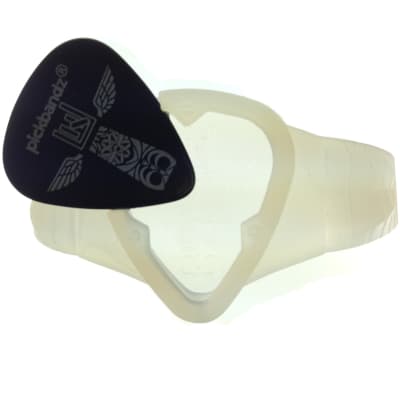 New Pickbandz PRO Wristband Guitar Pick Holder, Frosted Ice - Adult Medium/Large - Free Shipping image 2