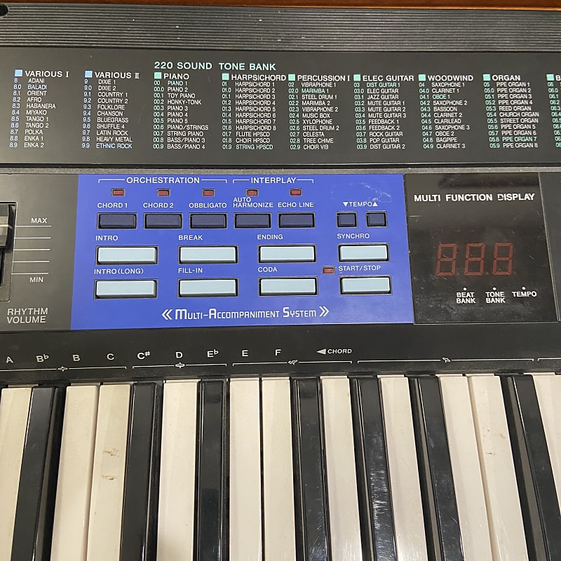 Casio Ct-470 MIDI Synthisizer | Reverb