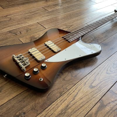1990 Orville by Gibson Thunderbird Electric Bass Guitar Sunburst MIJ Fujigen image 4