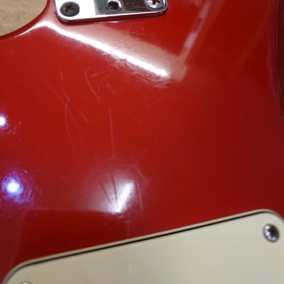 Fender Strat Plus Deluxe with Rosewood Fretboard 1991 Candy Apple Red image 16