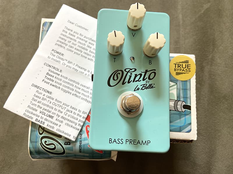 La Bella Olinto Bass Preamp | Reverb