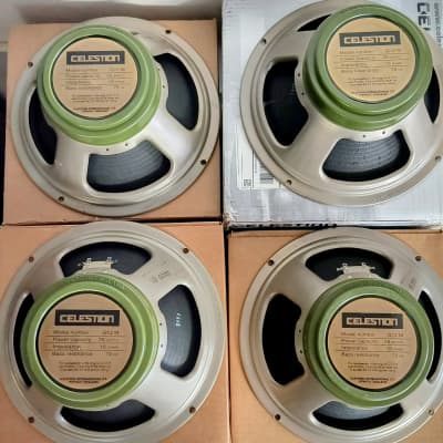 Rola Celestion Blackback G12M vintage guitar speakers perfect quad like  greenback | Reverb