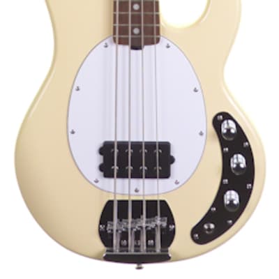 Sterling By Musicman SUB RAY4 Bass Guitar, Vintage Cream, Jatoba Fingerboard image 8