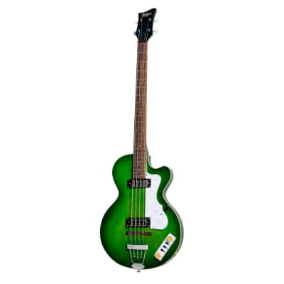 Hofner IGNITION PRO Club Bass - Transparent Green for sale