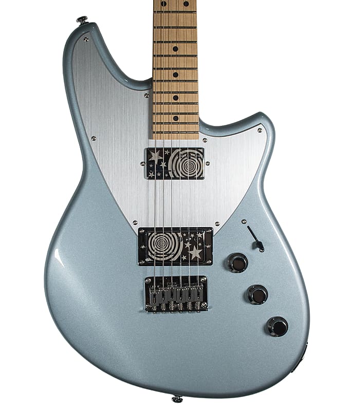 Reverend Billy Corgan Signature Z-One Metallic Silver Freeze | Reverb