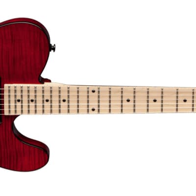 Dean NashVegas Series Flame Hum Hum 6 String Electric Guitar - Trans Red (NV FM TRD) image 1