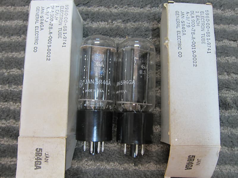 PR NOS GE 5R4GA Military Spec Rectifier Tube, USA, | Reverb