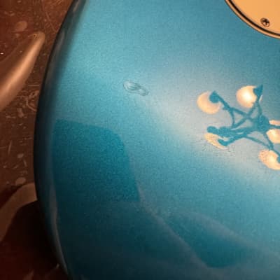 Fender Stratocaster 1987 E Series Fujigen Japan - Lake Placid Blue SPARKLE image 10