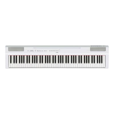 Yamaha P-125 White 88-Key Digital Piano BUNDLE with Stand, 3 Pedal Unit and Bench "LOWEST PRICE ONLINE!" image 5