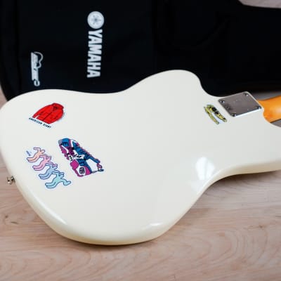 Fender Squier J Mascis Jazzmaster 2021 Vintage White Laurel Fretboard w/ Gig Bag image 12