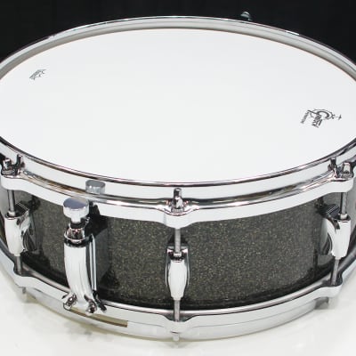 Gretsch USA Custom 5" x 14" 8-Lug Snare Drum w/ VIDEO! Twilight Glass Nitron & G5471 Mini Lugs image 3