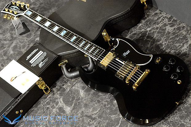 Black and gold gibson sg discount