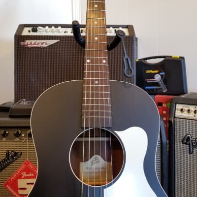 The Loar LO-14-TBK Small Body Acoustic Guitar | Reverb