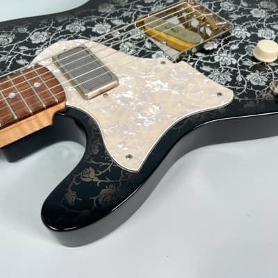 2018 Echopark Clarence Rose Left-Handed Electric Guitar USA w/OHSC image 8