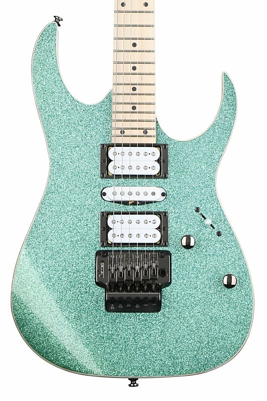 Ibanez Standard RG470MSP Solid Body Electric Guitar - Turquoise Sparkle 7 lbs, 14.4 ozs image 1