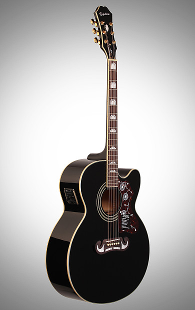 Epiphone EJ-200SCE Acoustic/Electric Guitar image 3
